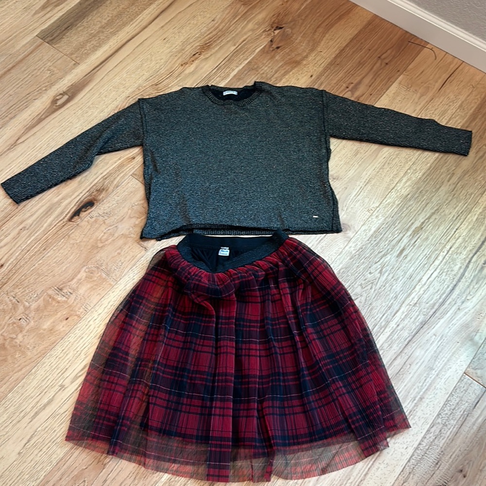 Mayoral Black-Metallic Thread Sweater